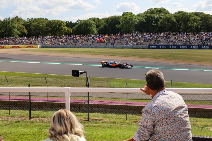 Views of McLaren F1 Car From The Fusion Lounge